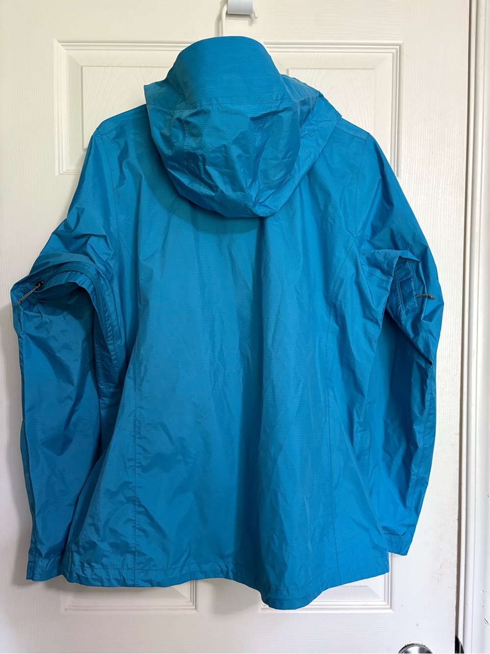Patagonia Light Blue H2no Rain Jacket Womens Large - Picture 2 of 7